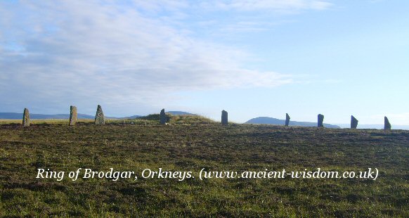 Ring of Brodgar, Orkneys, Scotland.
